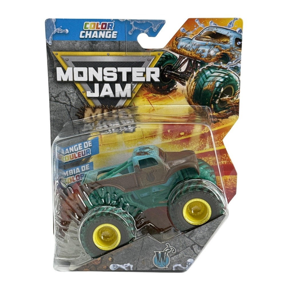 Monster Jam Mud Blasters Color Change‎ 1:64 Truck Series Diecast